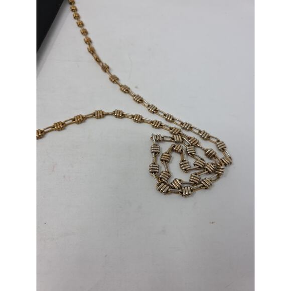 Vintage 70s Gucci Blondie GG Canvas Purse Clutch Brass Chain Made in Italy Black - Picture 2 of 14